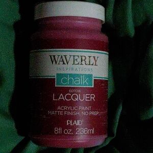 Waverly Inspirations Chalk Matte Finish Acrylic No Prep Lacquer - Bold Pink
